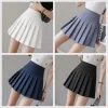 High-waist Top Stitched Pleated Skirt - Image 5