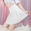 Unlined Mini Pleated Skirt