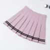 Striped Tennis Pleated Skirts - Image 6