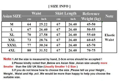 Elastic Waistband Pleated Skirt - Image 7