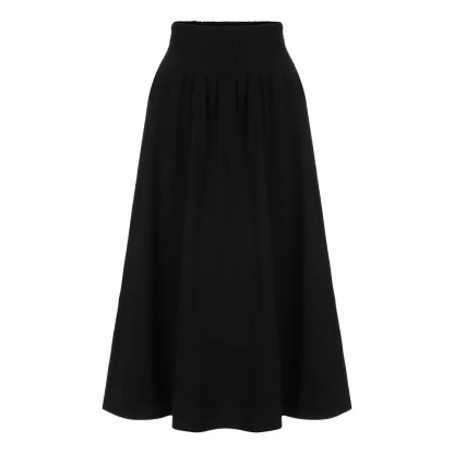 Smocked Waist Pleated Skirts - Image 3