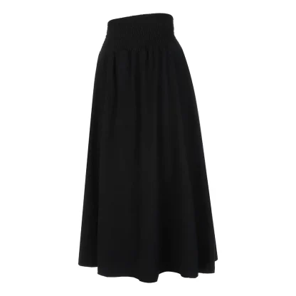 Smocked Waist Pleated Skirts - Image 4