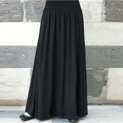 Smocked Waist Pleated Skirts