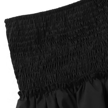 Tiered Ruffle Smock Pleated Skirts - Image 3